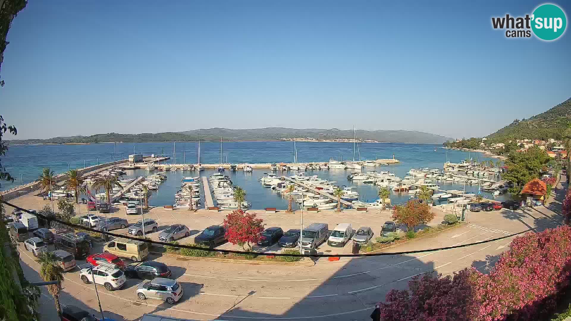 Webcam Orebić Riva – Ferry to Korčula Live