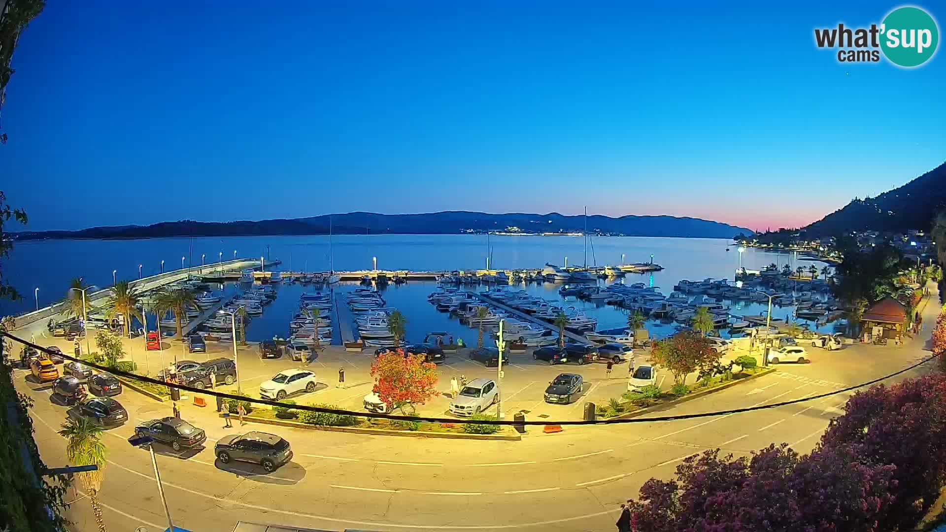 Webcam Orebić Riva – Ferry to Korčula Live