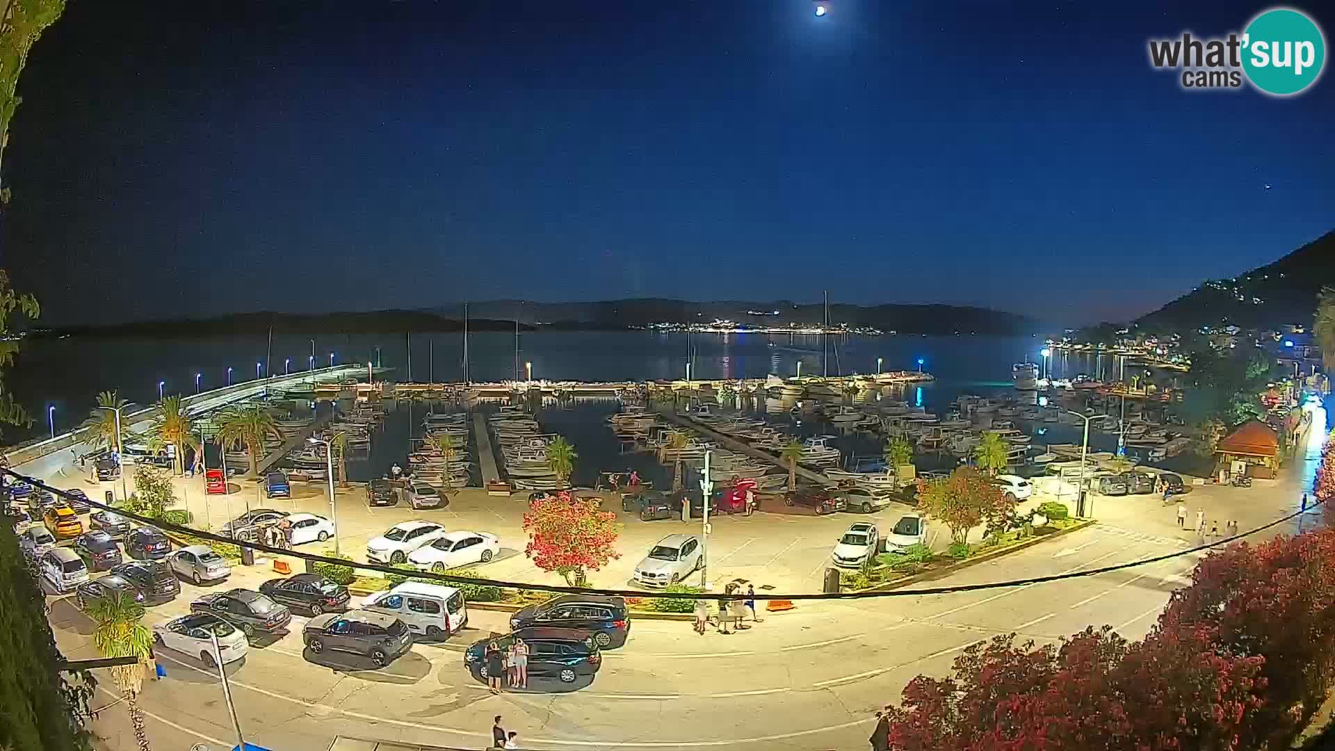 Webcam Orebić Uferpromenade – Fähre nach Korčula Live