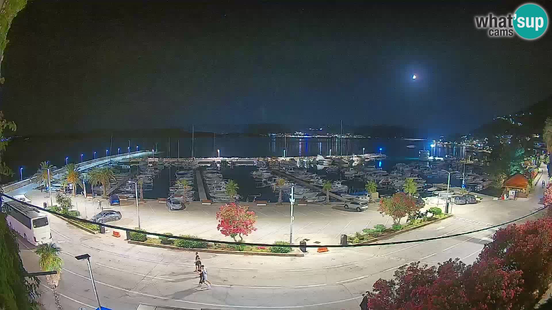 Webcam Orebić Uferpromenade – Fähre nach Korčula Live