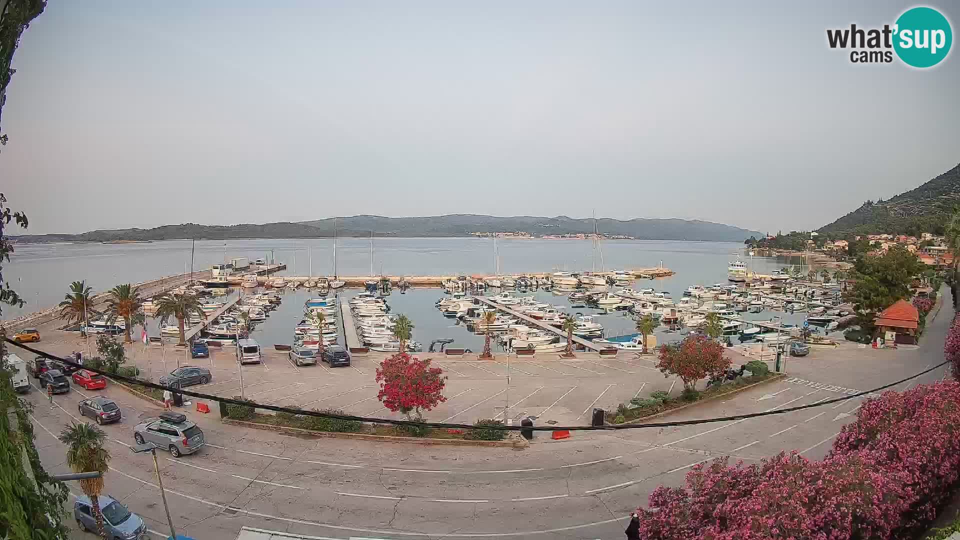 Webcam Orebić Riva – Ferry to Korčula Live