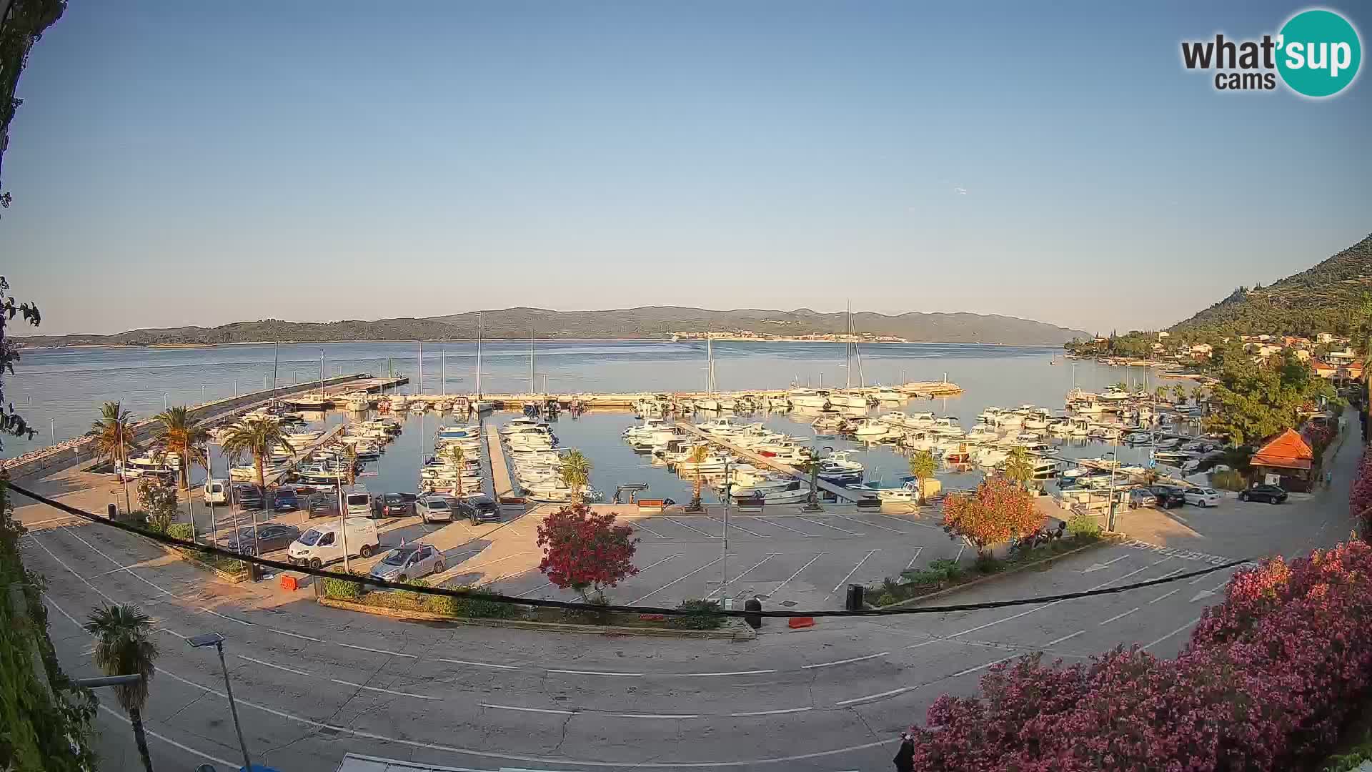 Webcam Orebić Riva – Ferry vers Korčula en direct