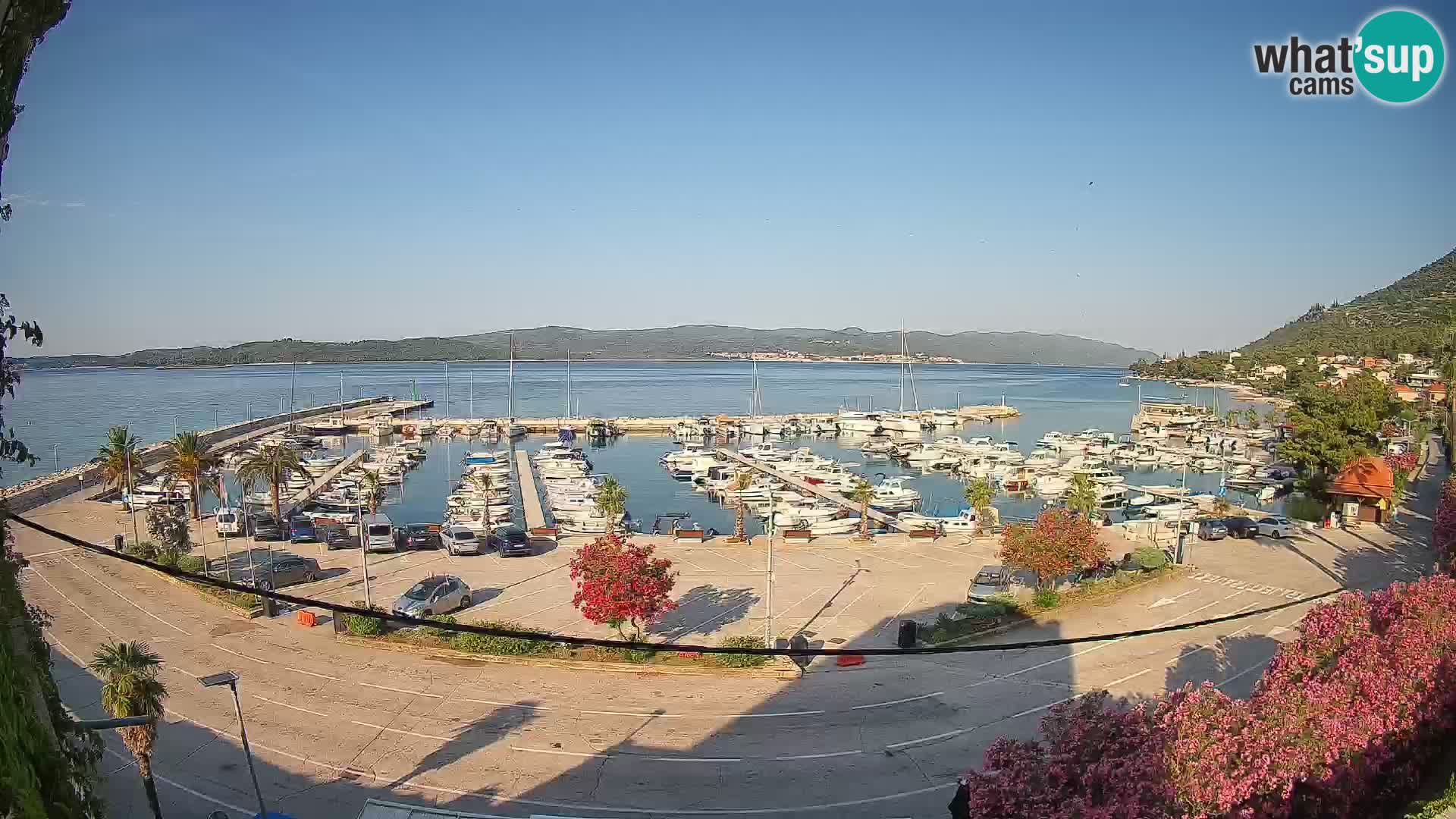 Webcam Orebić Riva – Ferry vers Korčula en direct