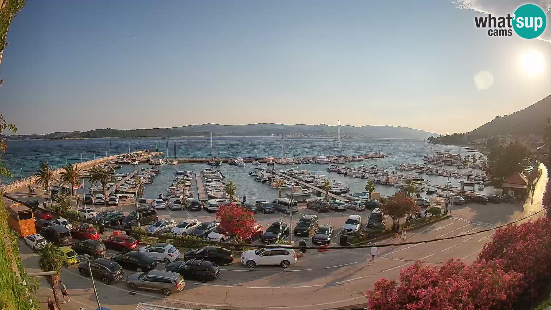 Webcam Orebić Riva – Ferry vers Korčula en direct