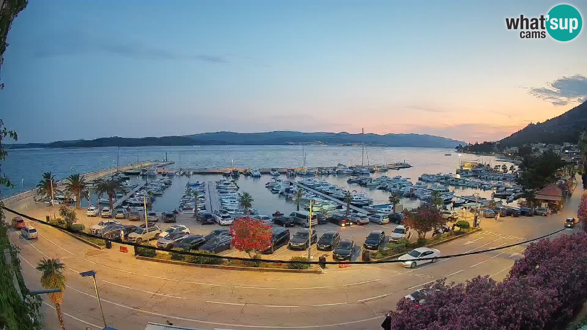 Webcam Orebić Riva – Ferry to Korčula Live