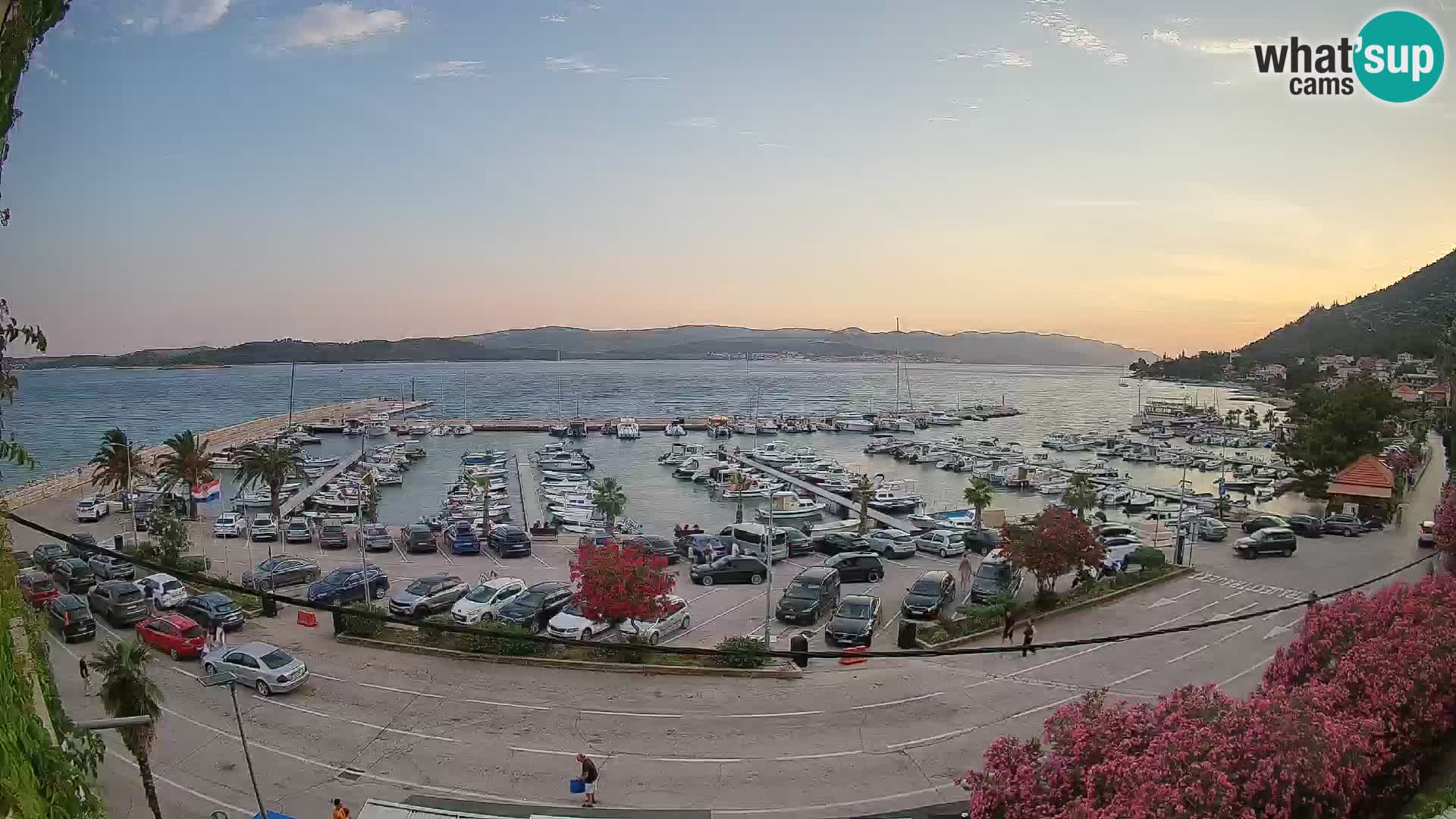 Webcam Orebić Riva – Ferry to Korčula Live