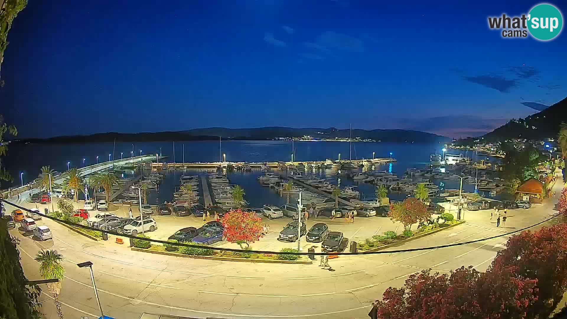 Webcam Orebić Riva – Ferry to Korčula Live