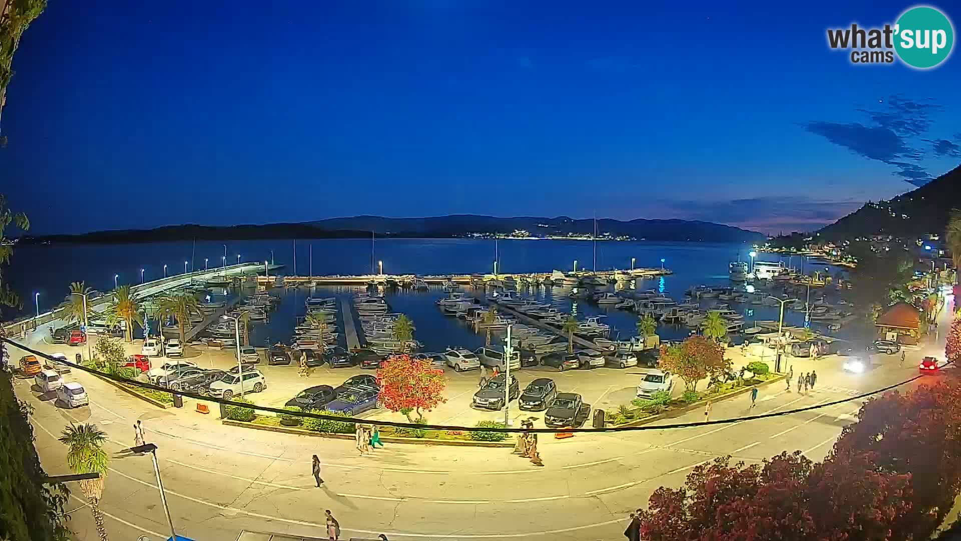 Webcam Orebić Riva – Ferry a Korčula en vivo