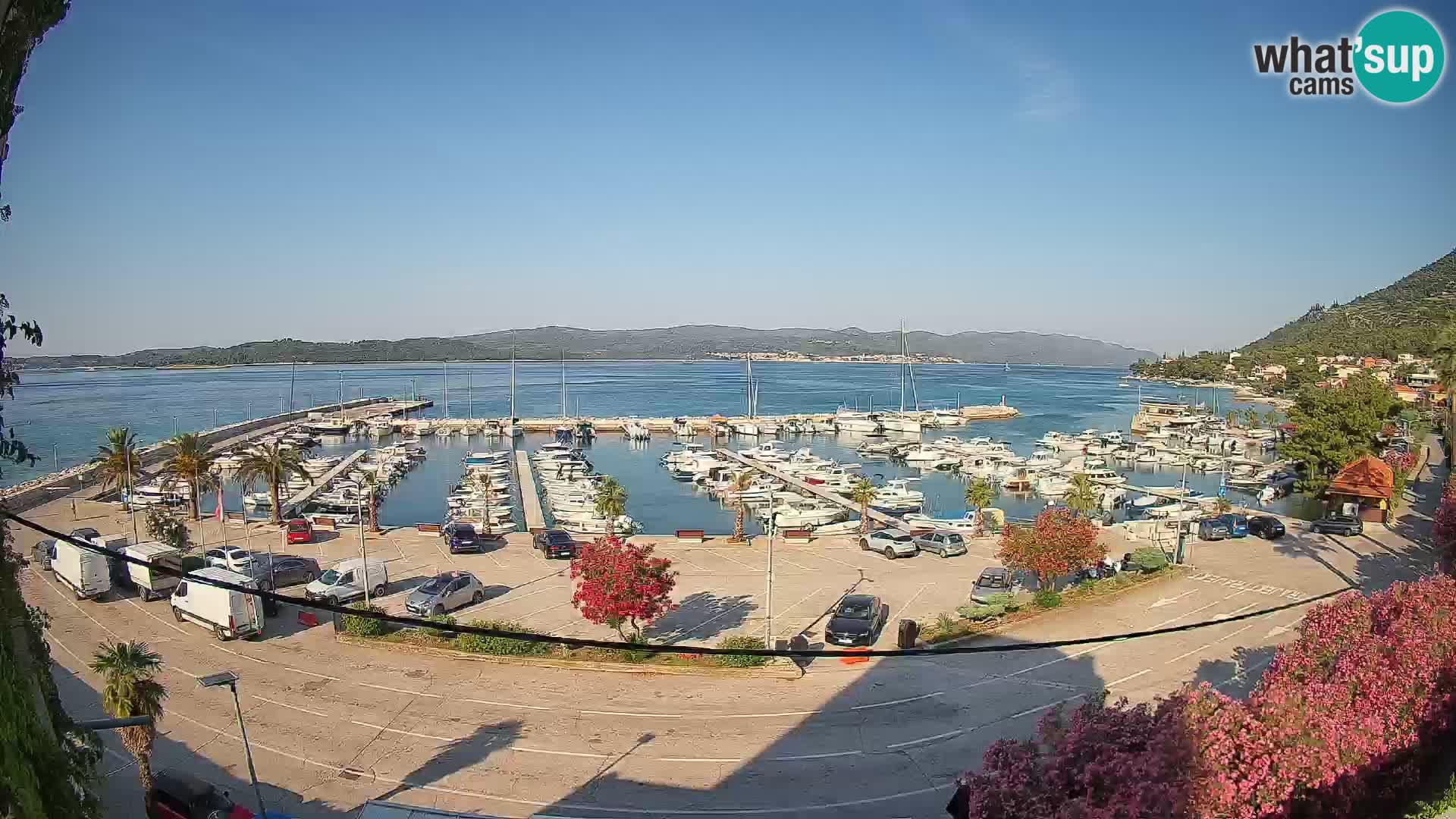 Webcam Orebić Riva – Ferry to Korčula Live