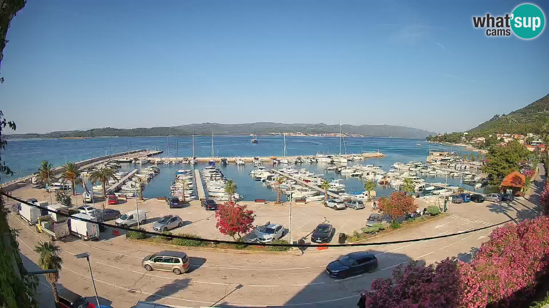Webcam Orebić Riva – Ferry to Korčula Live
