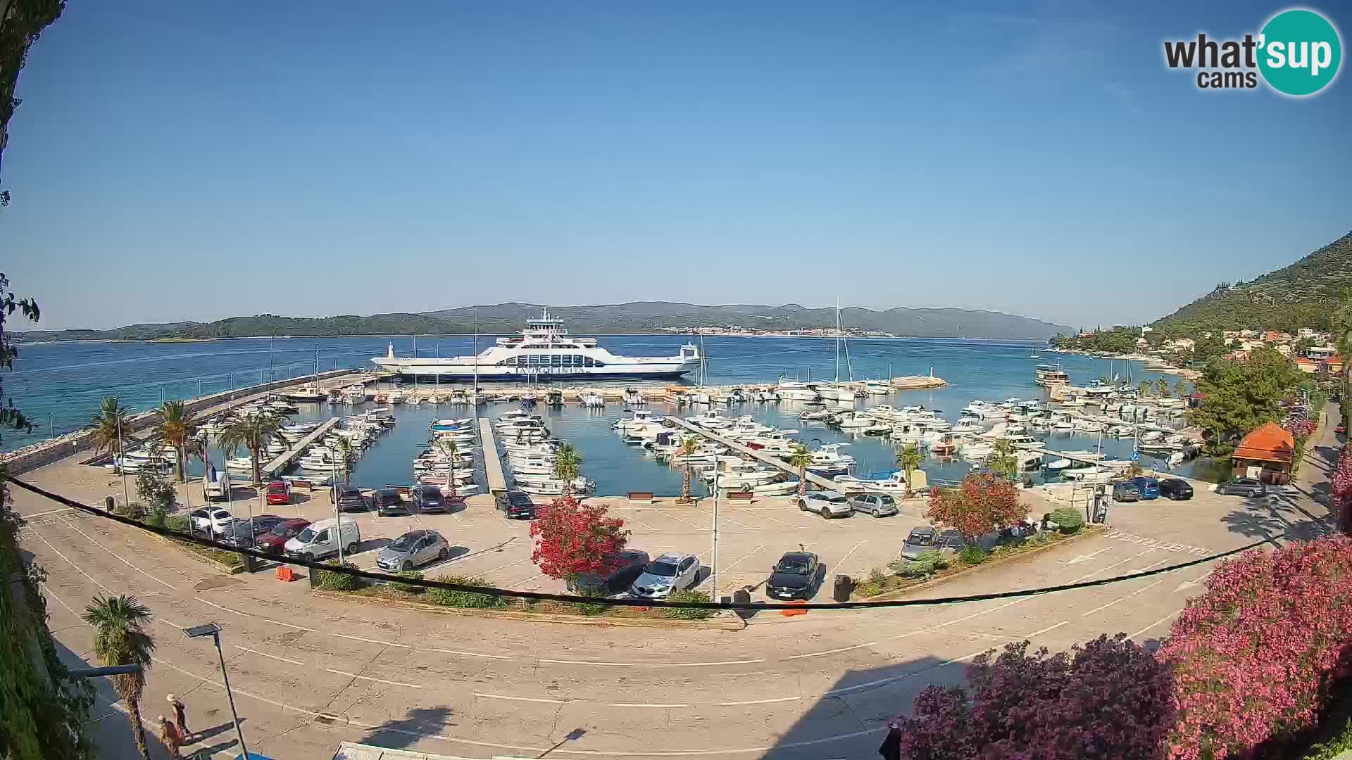 Webcam Orebić Riva – Ferry vers Korčula en direct