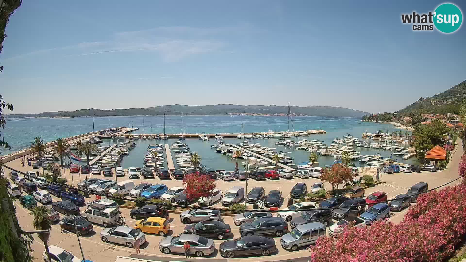 Webcam Orebić Riva – Ferry to Korčula Live