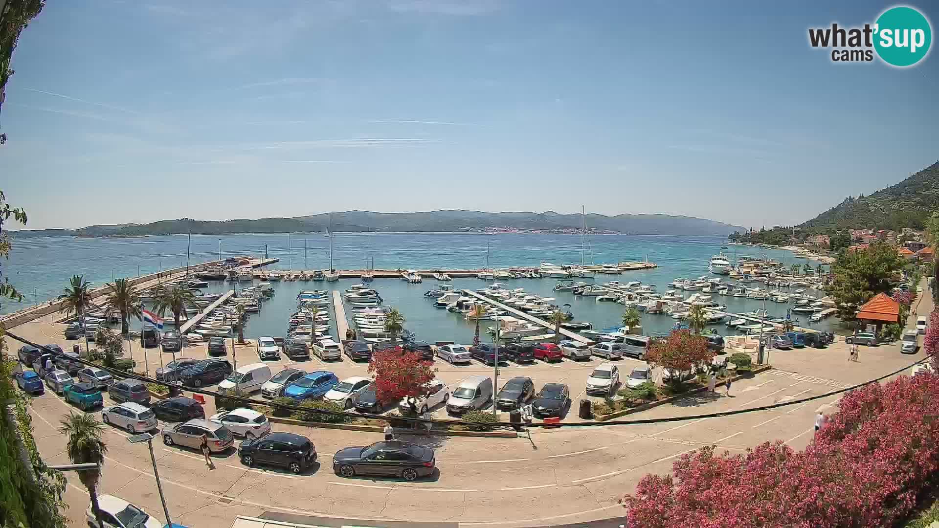 Webcam Orebić Riva – Ferry a Korčula en vivo