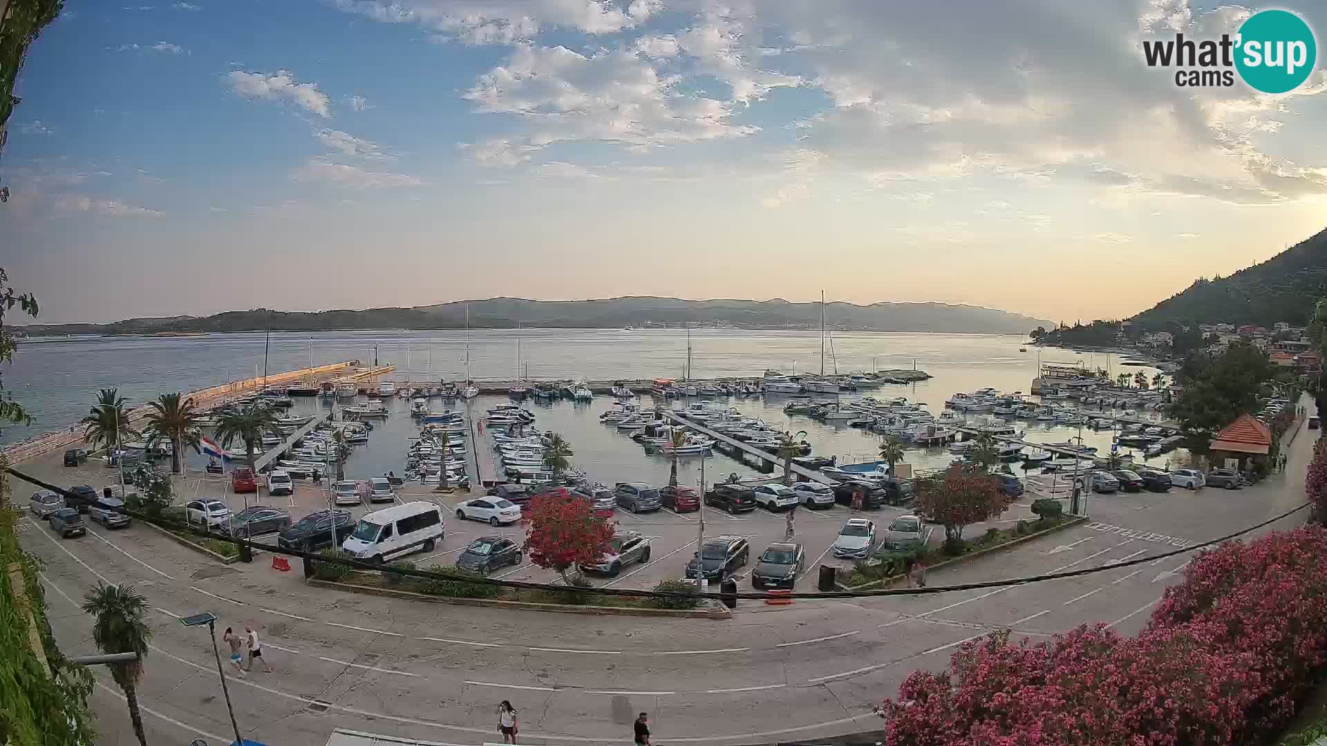 Webcam Orebić Riva – Ferry vers Korčula en direct