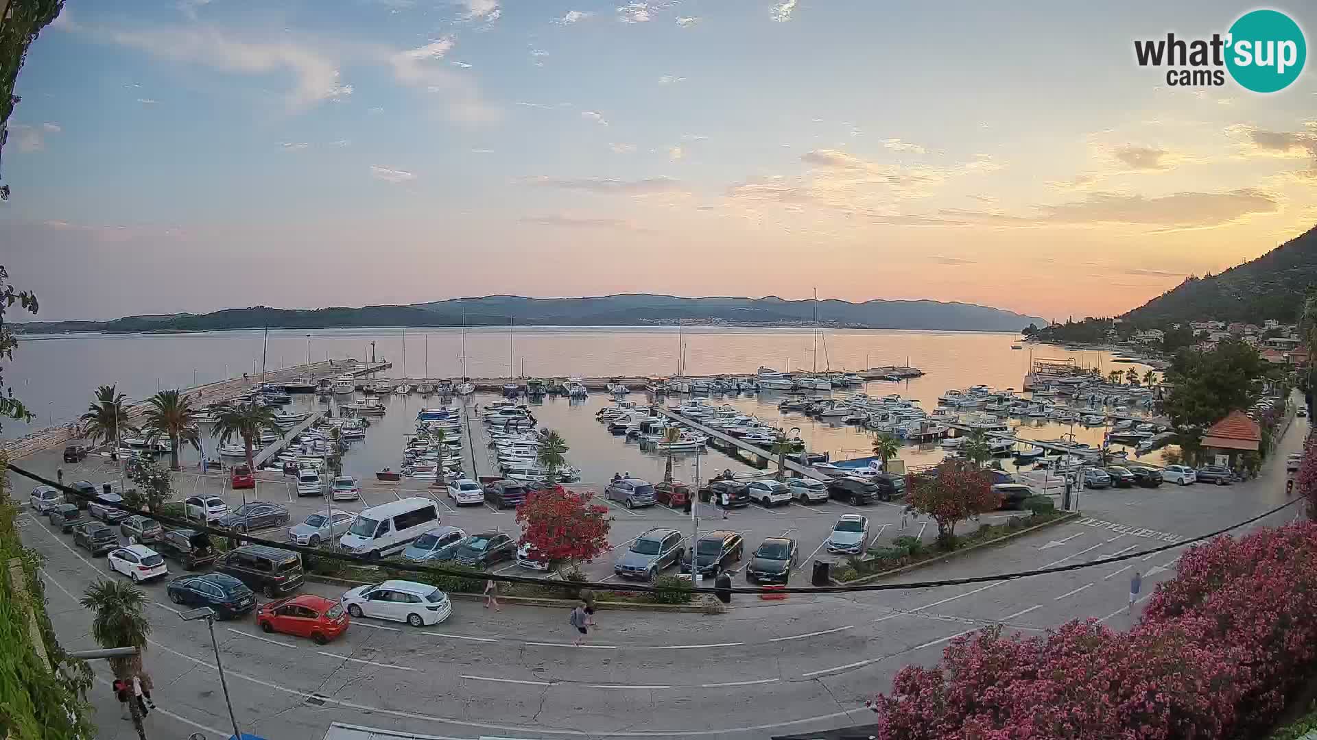 Webcam Orebić Riva – Ferry vers Korčula en direct