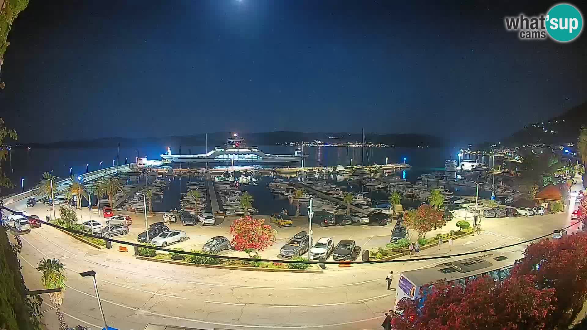 Webcam Orebić Riva – Ferry vers Korčula en direct