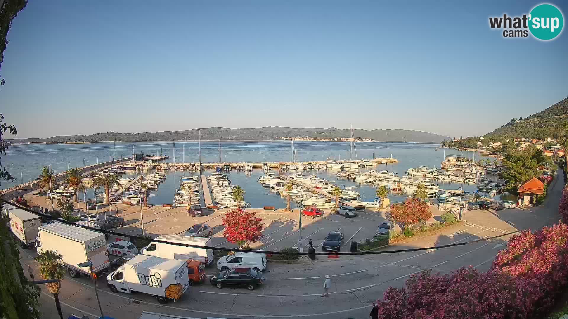 Webcam Orebić Riva – Ferry to Korčula Live