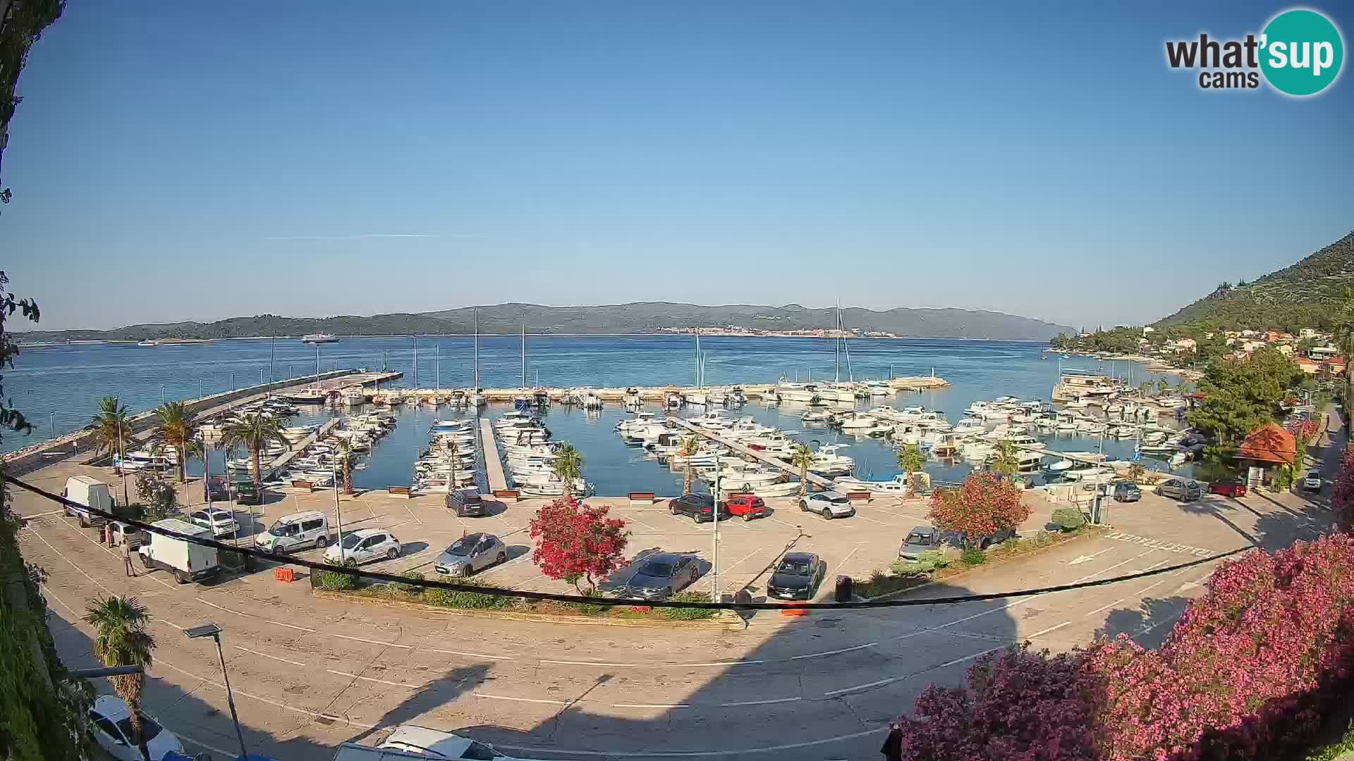 Webcam Orebić Riva – Ferry vers Korčula en direct
