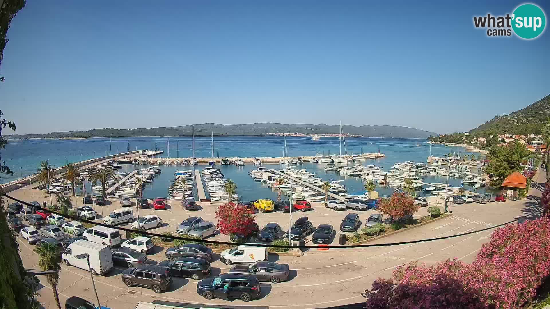 Webcam Orebić Riva – Ferry vers Korčula en direct
