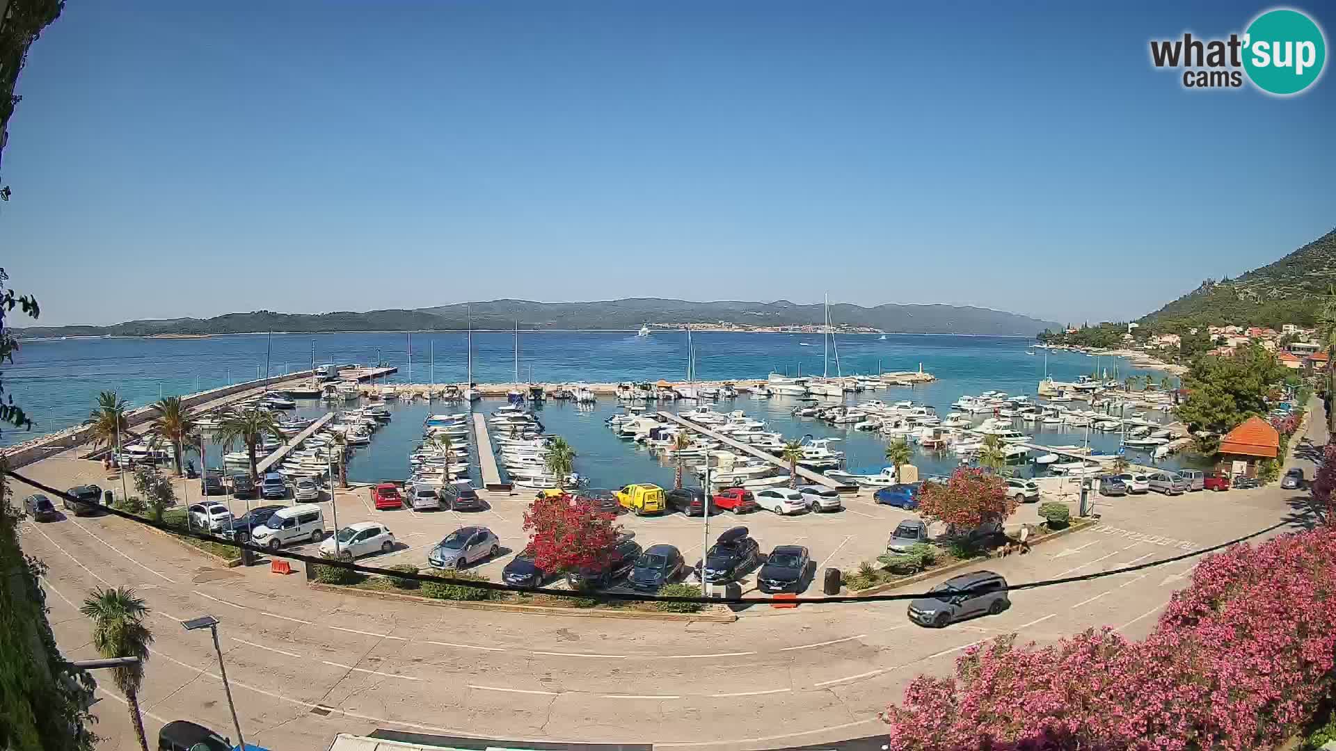 Webcam Orebić Riva – Ferry vers Korčula en direct