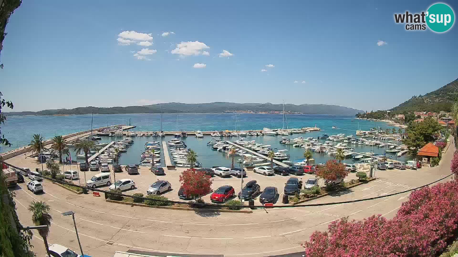 Webcam Orebić Riva – Ferry to Korčula Live