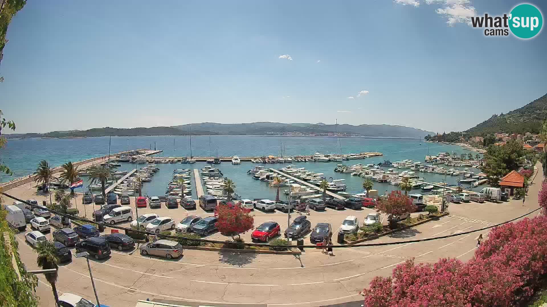 Web kamera Orebić Riva – Trajekt za Korčulu uživo