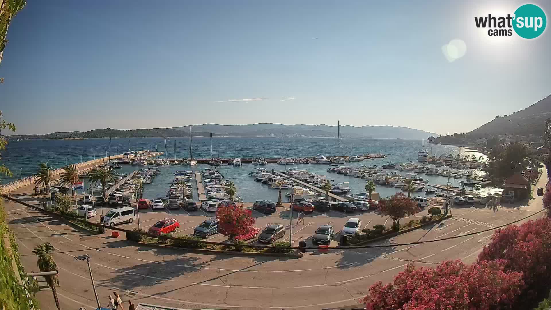 Webcam Orebić Riva – Ferry to Korčula Live