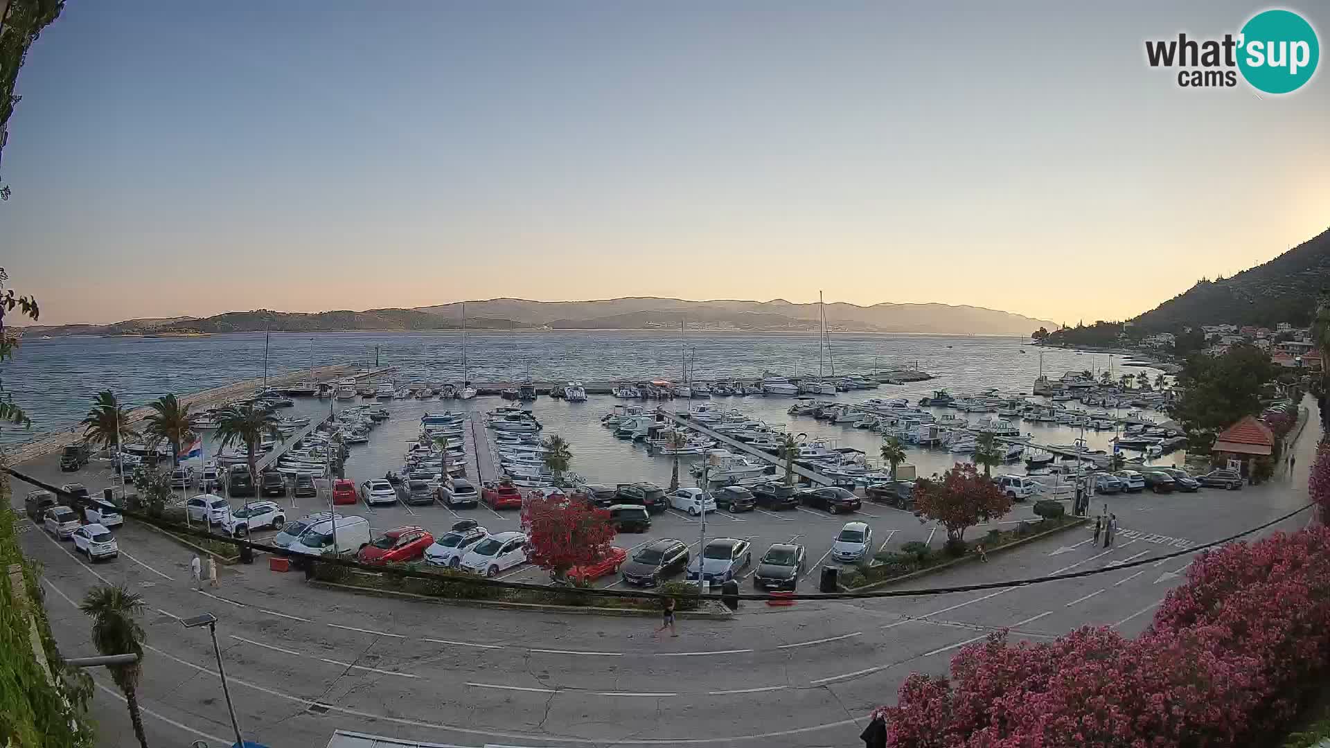 Webcam Orebić Uferpromenade – Fähre nach Korčula Live