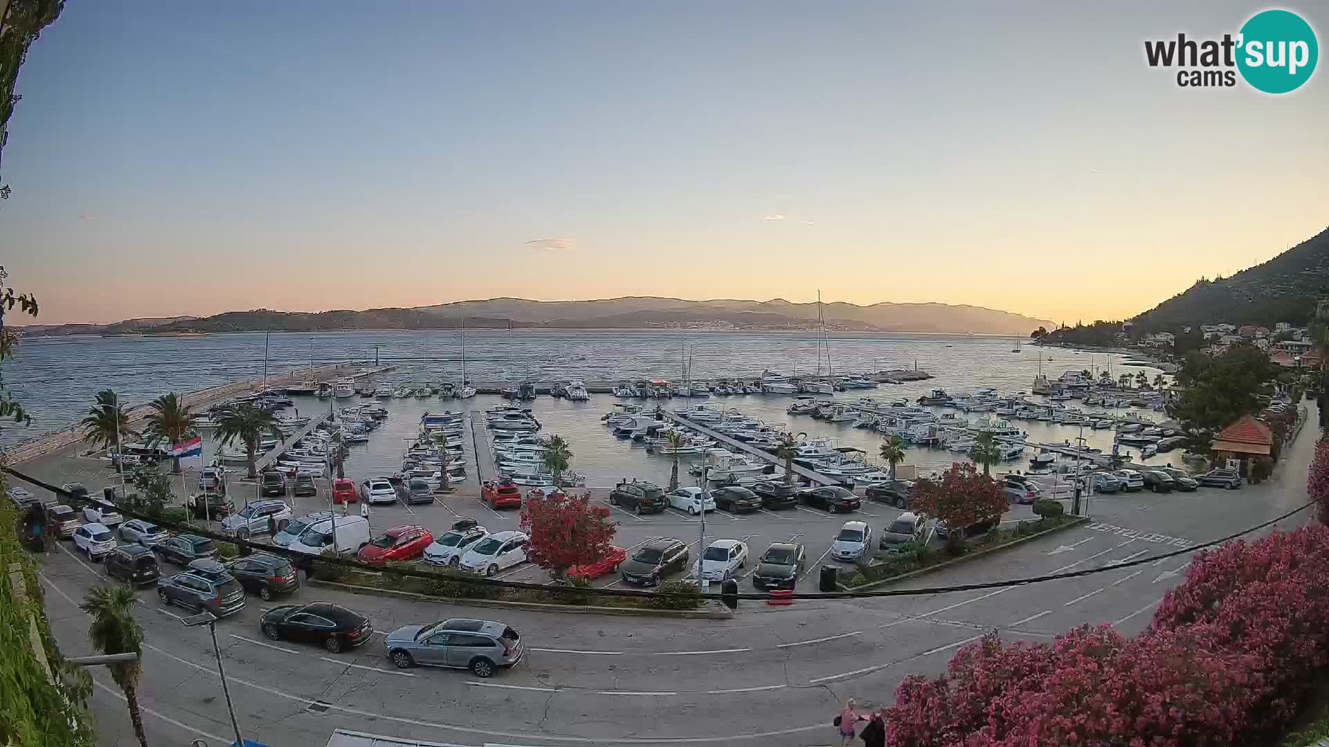 Webcam Orebić Riva – Ferry vers Korčula en direct