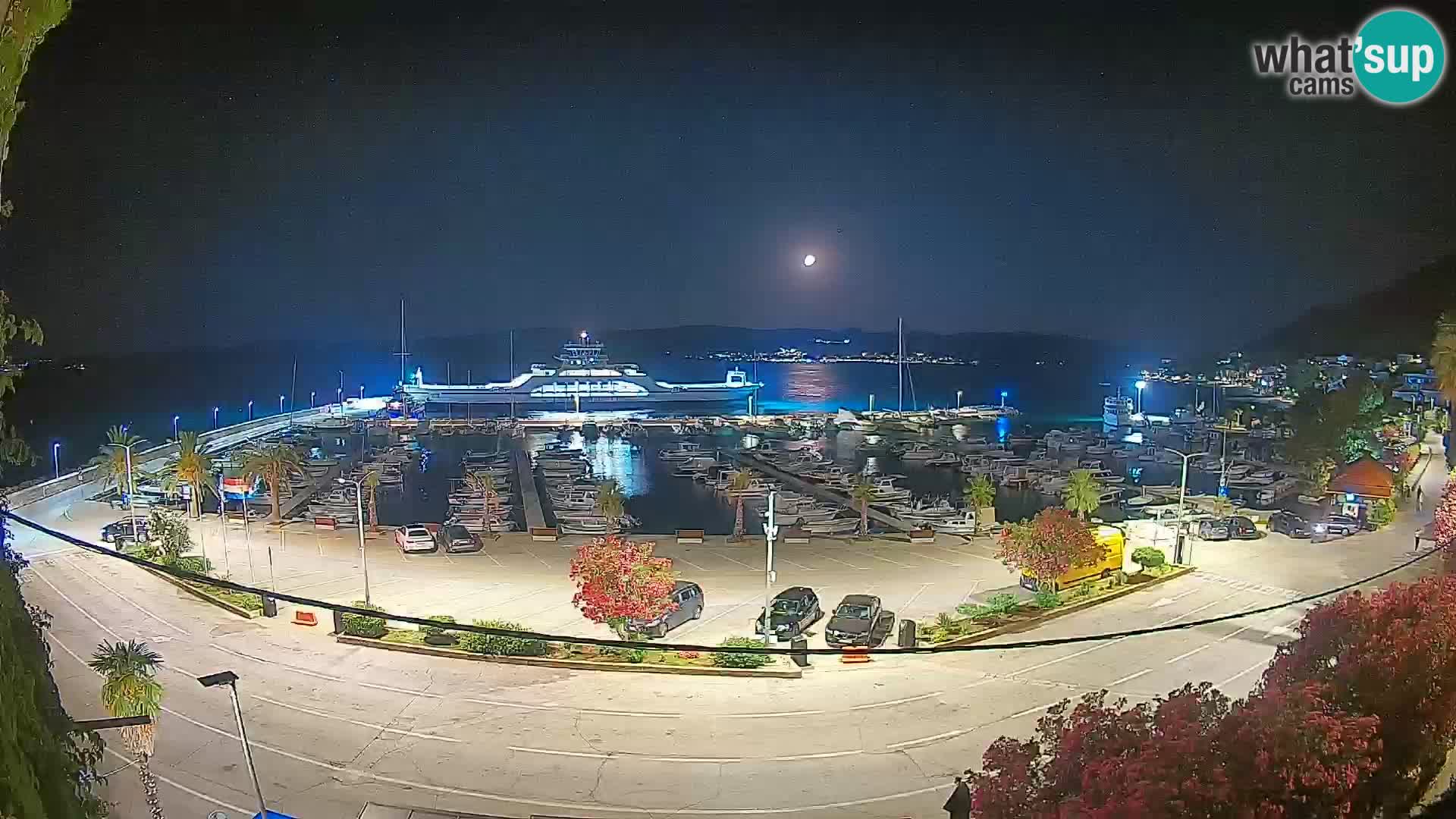 Webcam Orebić Riva – Ferry vers Korčula en direct