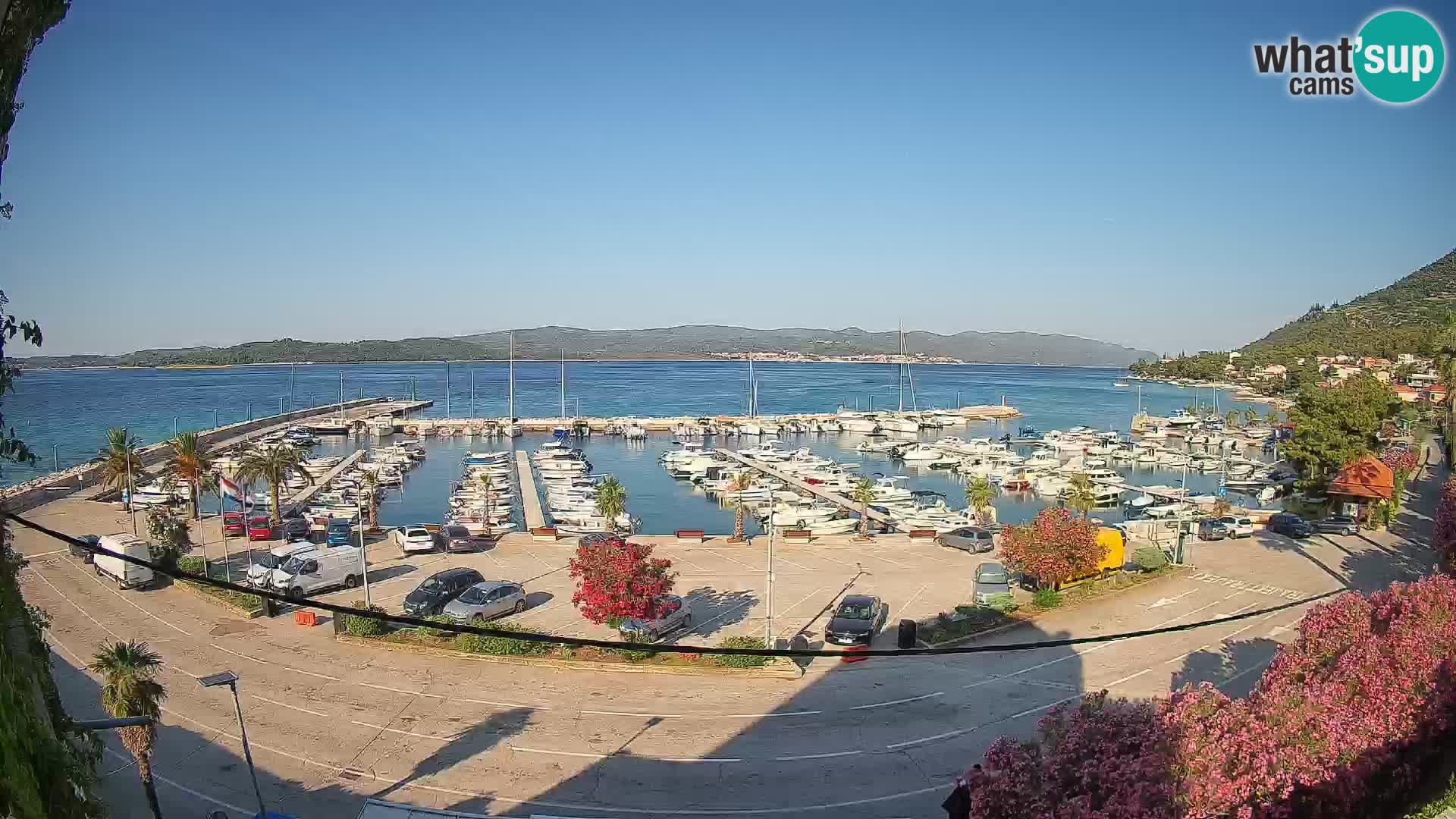 Webcam Orebić Riva – Ferry to Korčula Live