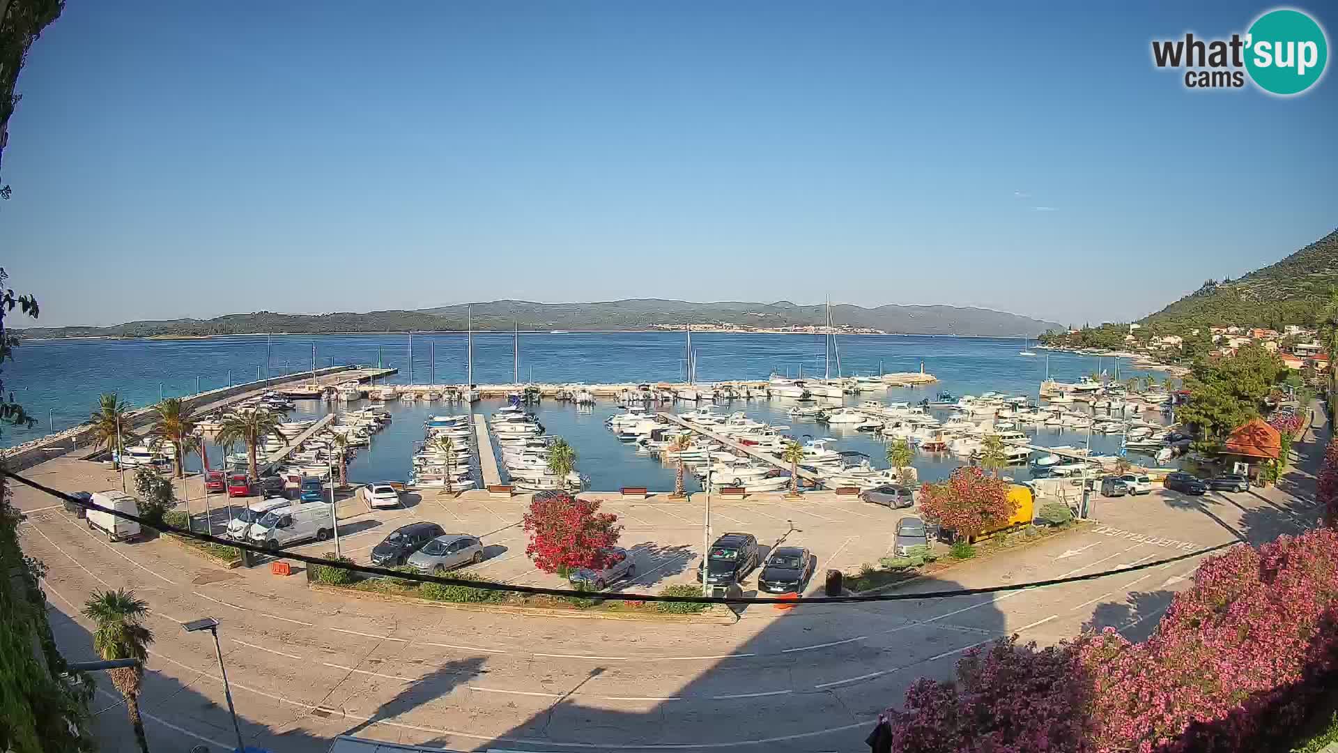 Webcam Orebić Uferpromenade – Fähre nach Korčula Live