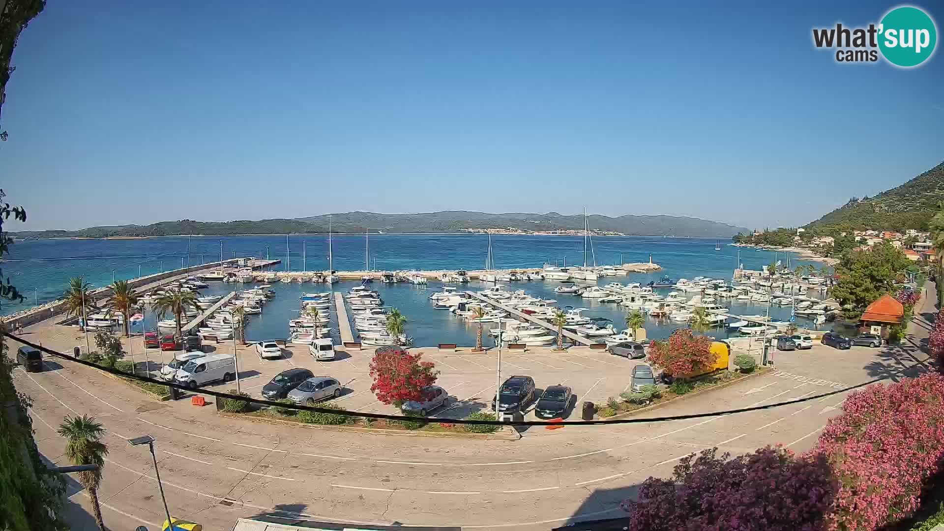 Webcam Orebić Riva – Ferry to Korčula Live