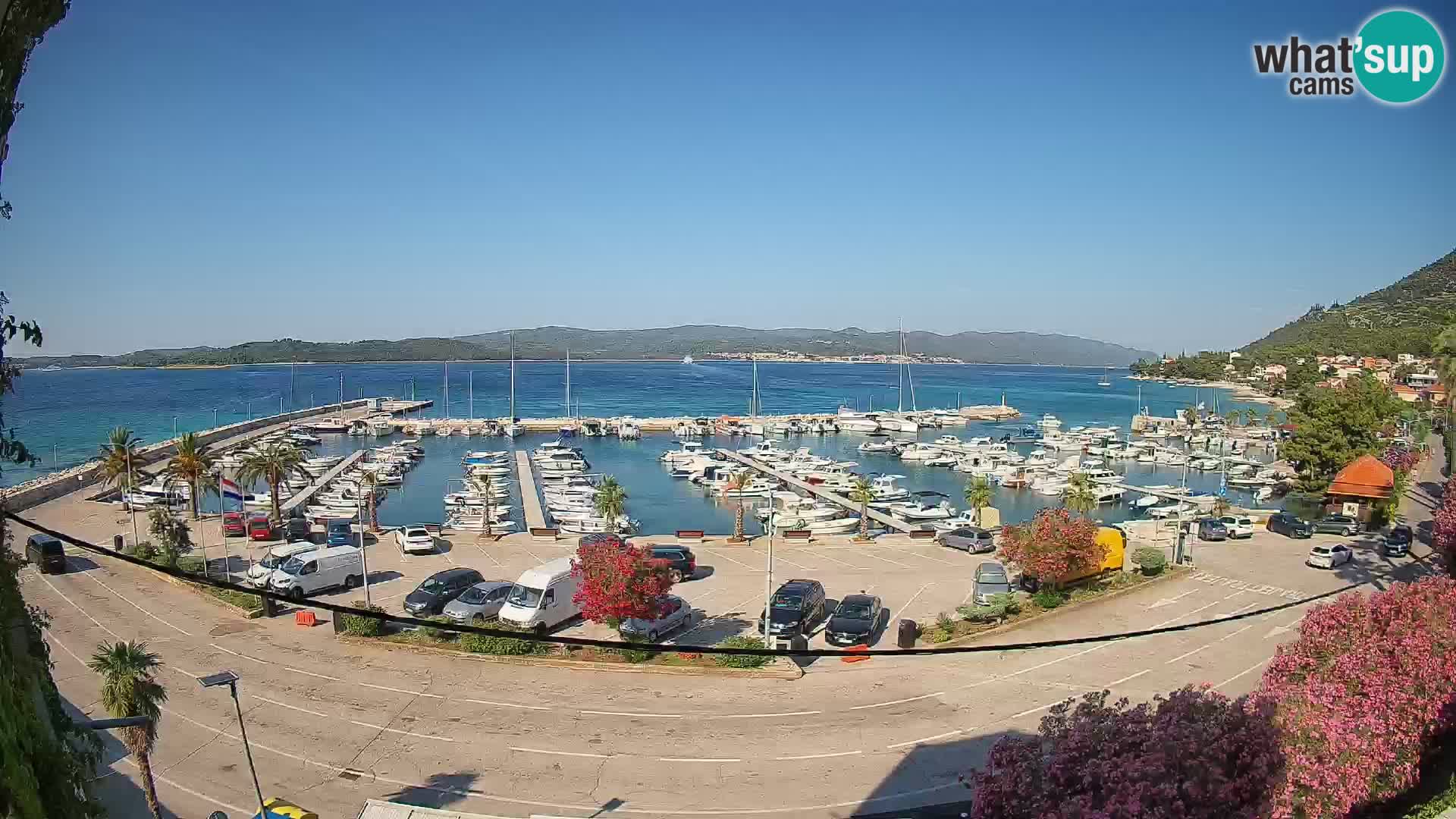 Webcam Orebić Riva – Ferry a Korčula en vivo