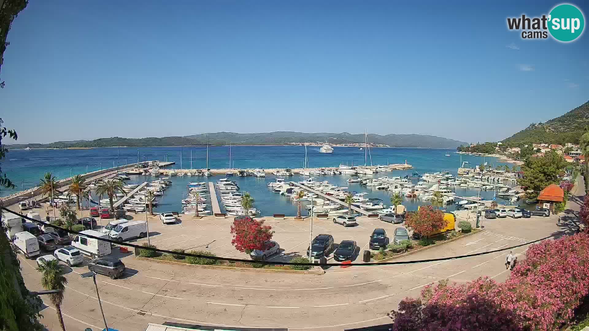 Webcam Orebić Riva – Ferry a Korčula en vivo