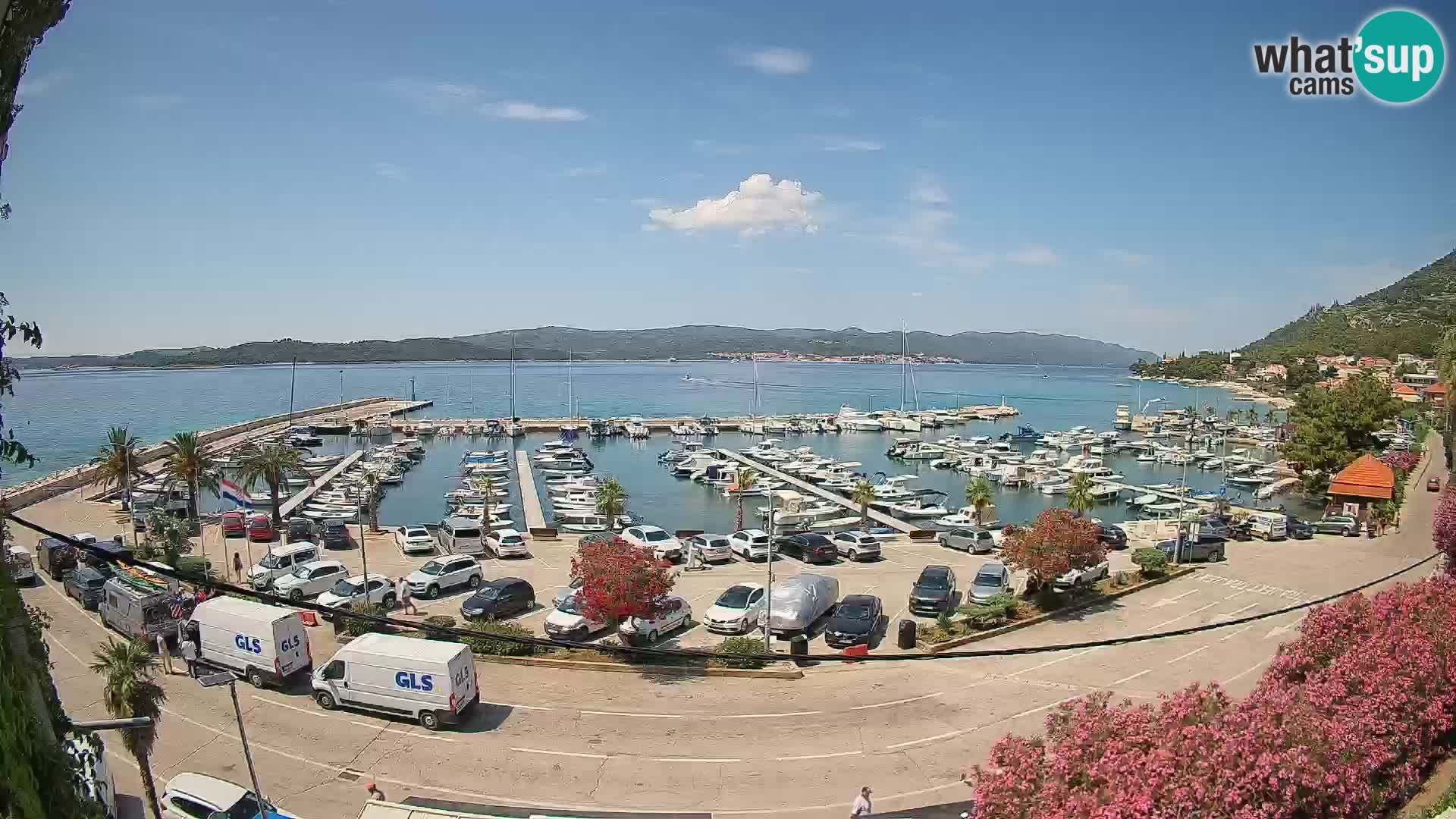 Webcam Orebić Riva – Ferry to Korčula Live
