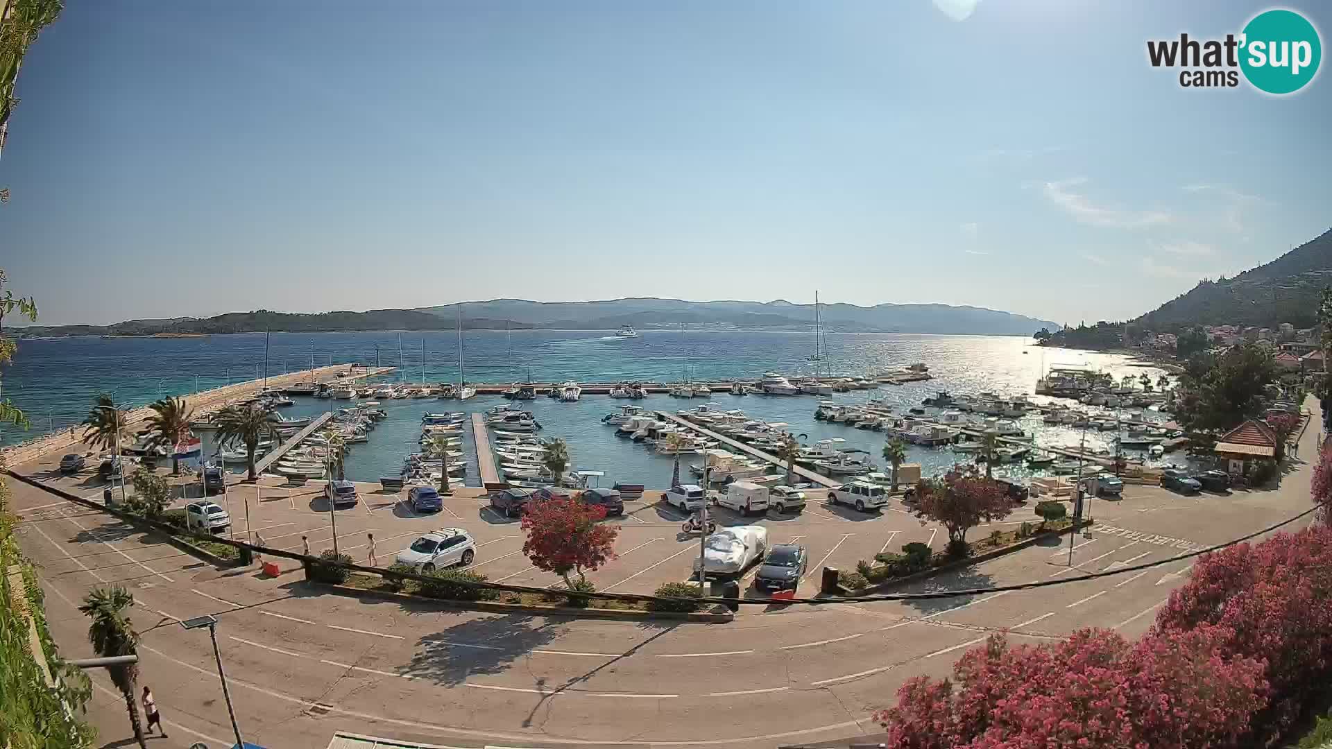 Webcam Orebić Riva – Ferry vers Korčula en direct