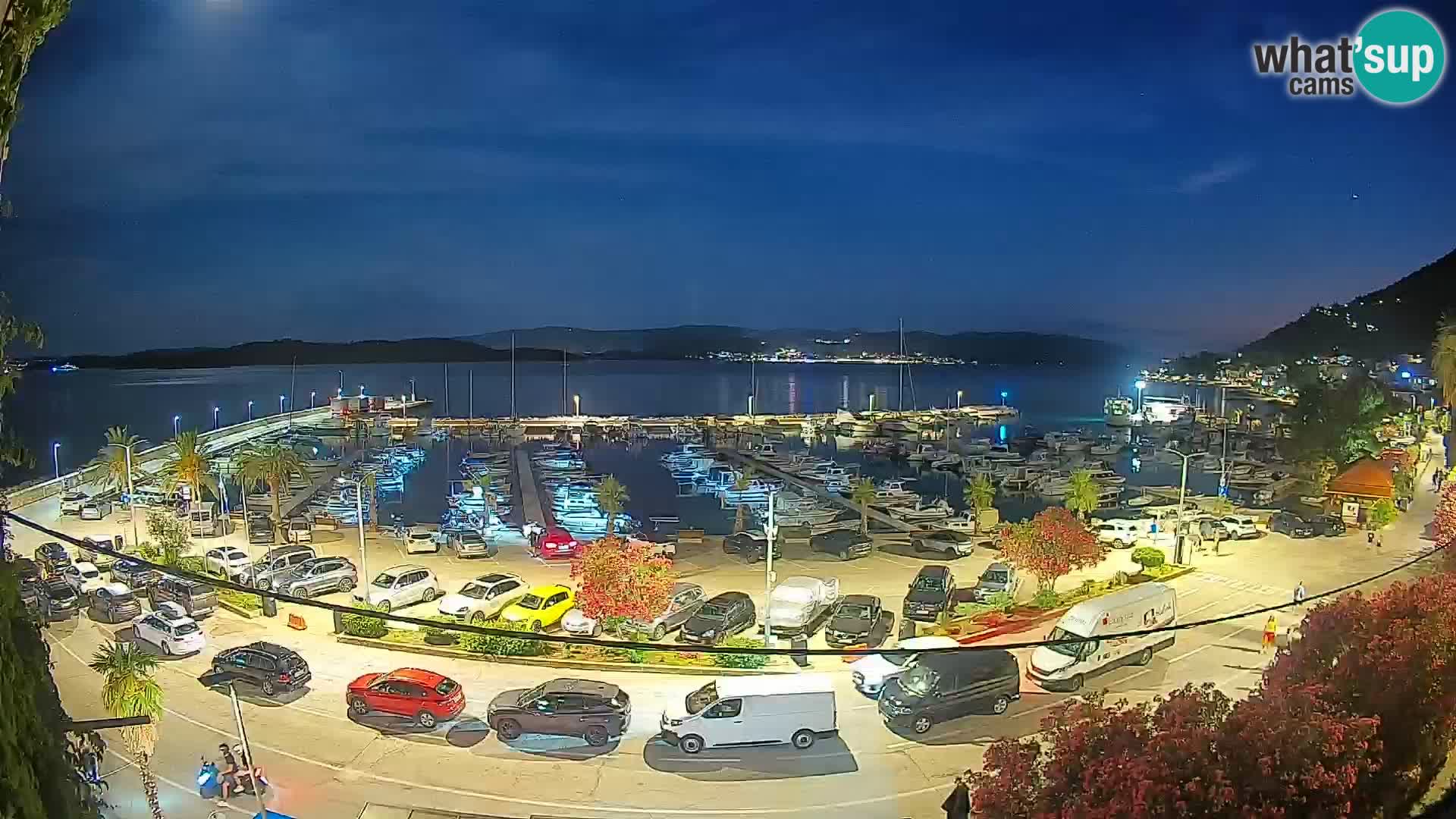 Webcam Orebić Riva – Ferry a Korčula en vivo
