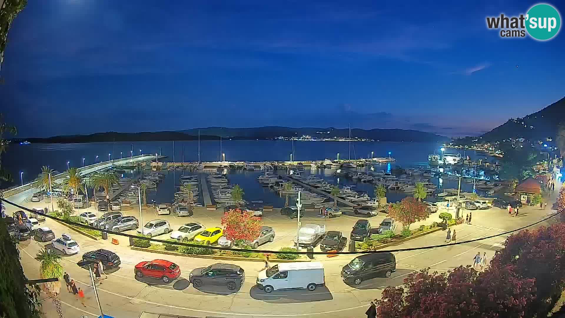 Webcam Orebić Riva – Ferry a Korčula en vivo