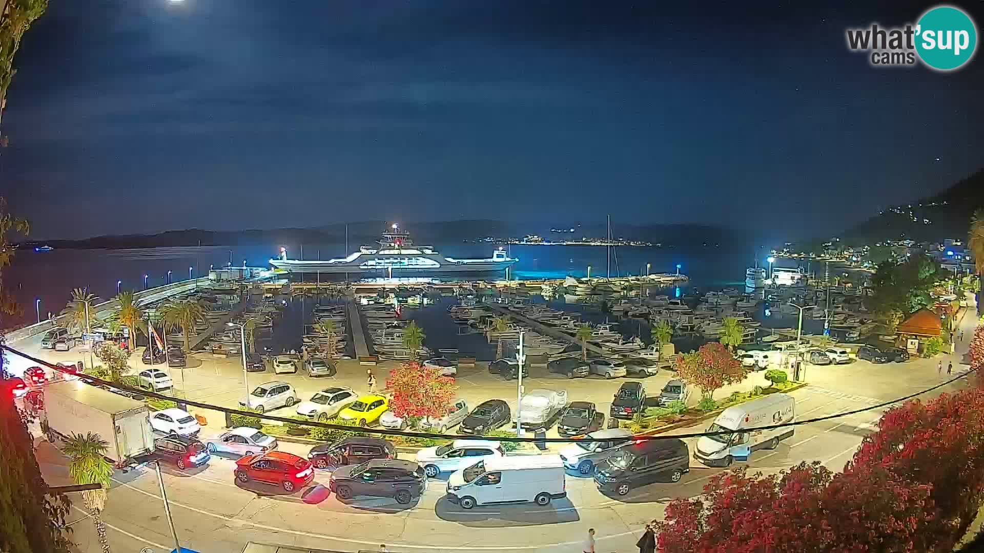 Webcam Orebić Riva – Ferry a Korčula en vivo