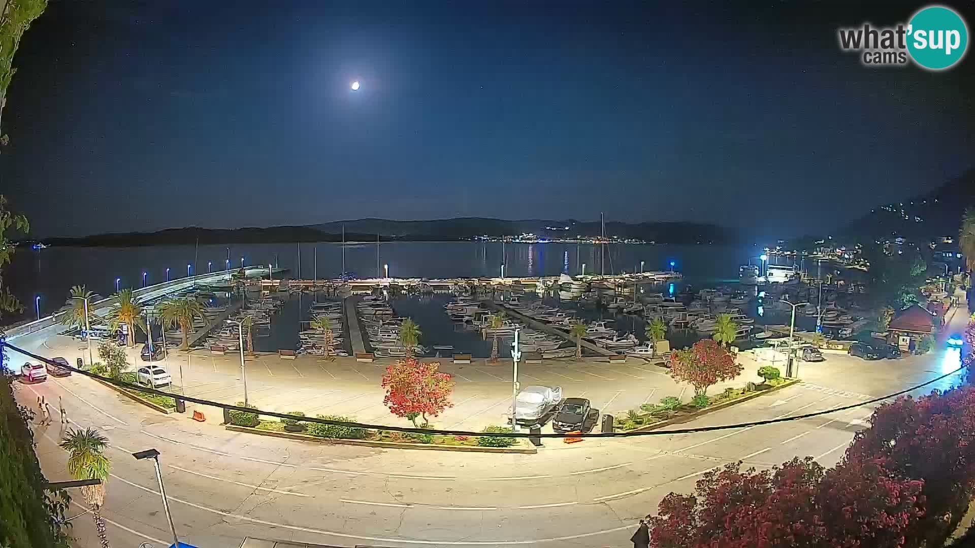 Webcam Orebić Uferpromenade – Fähre nach Korčula Live