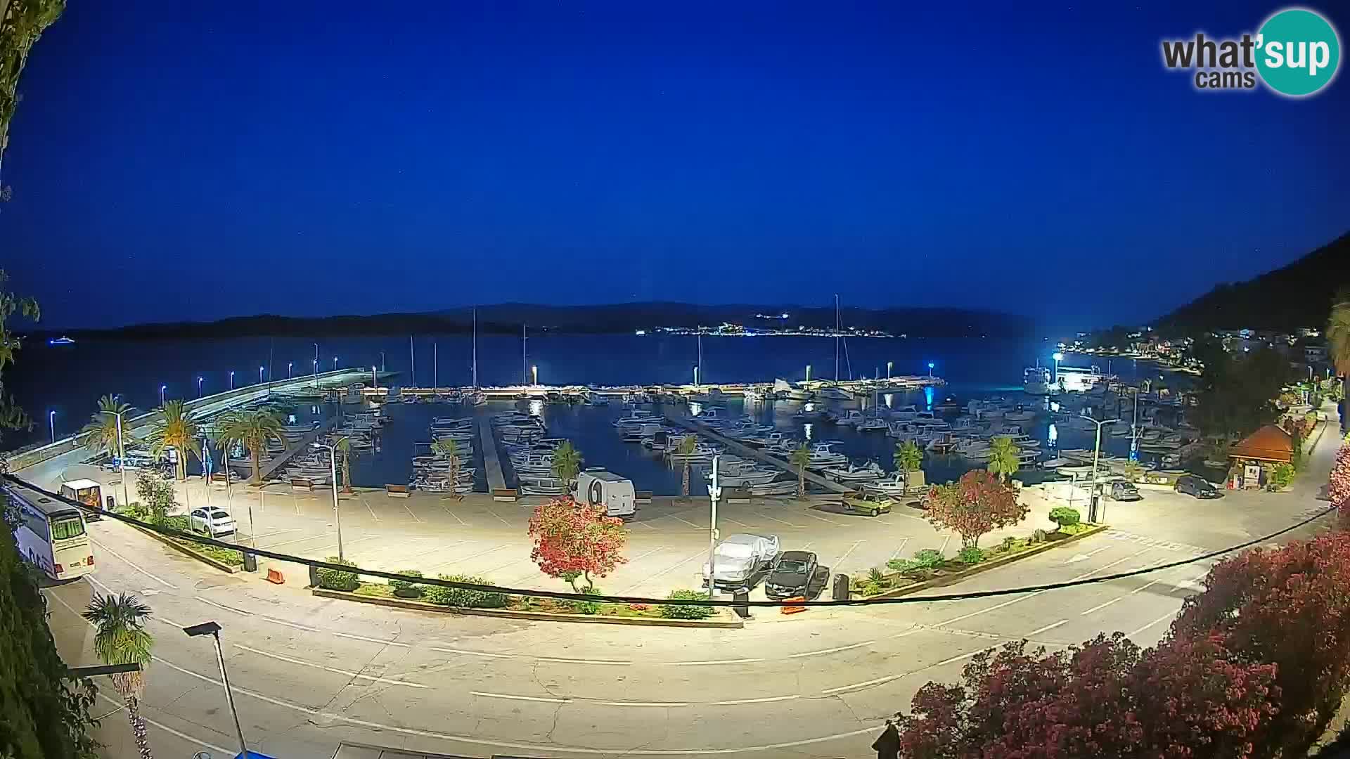 Webcam Orebić Riva – Ferry a Korčula en vivo