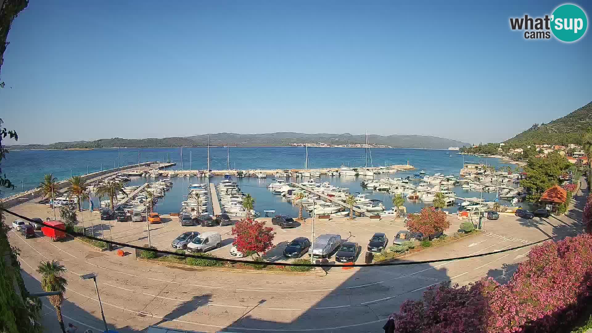 Webcam Orebić Riva – Ferry to Korčula Live