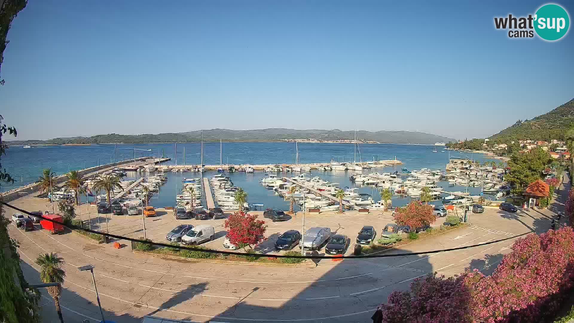 Webcam Orebić Uferpromenade – Fähre nach Korčula Live