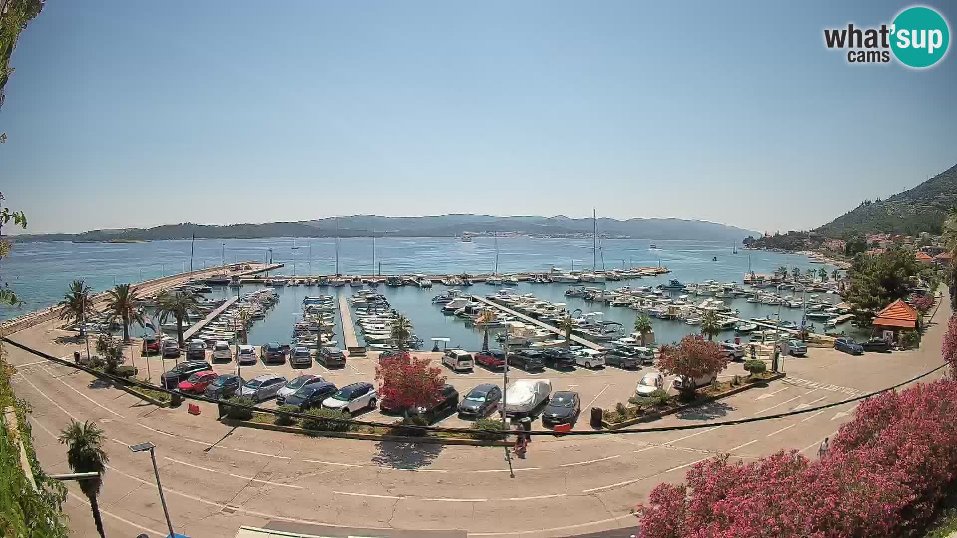 Webcam Orebić Riva – Ferry a Korčula en vivo