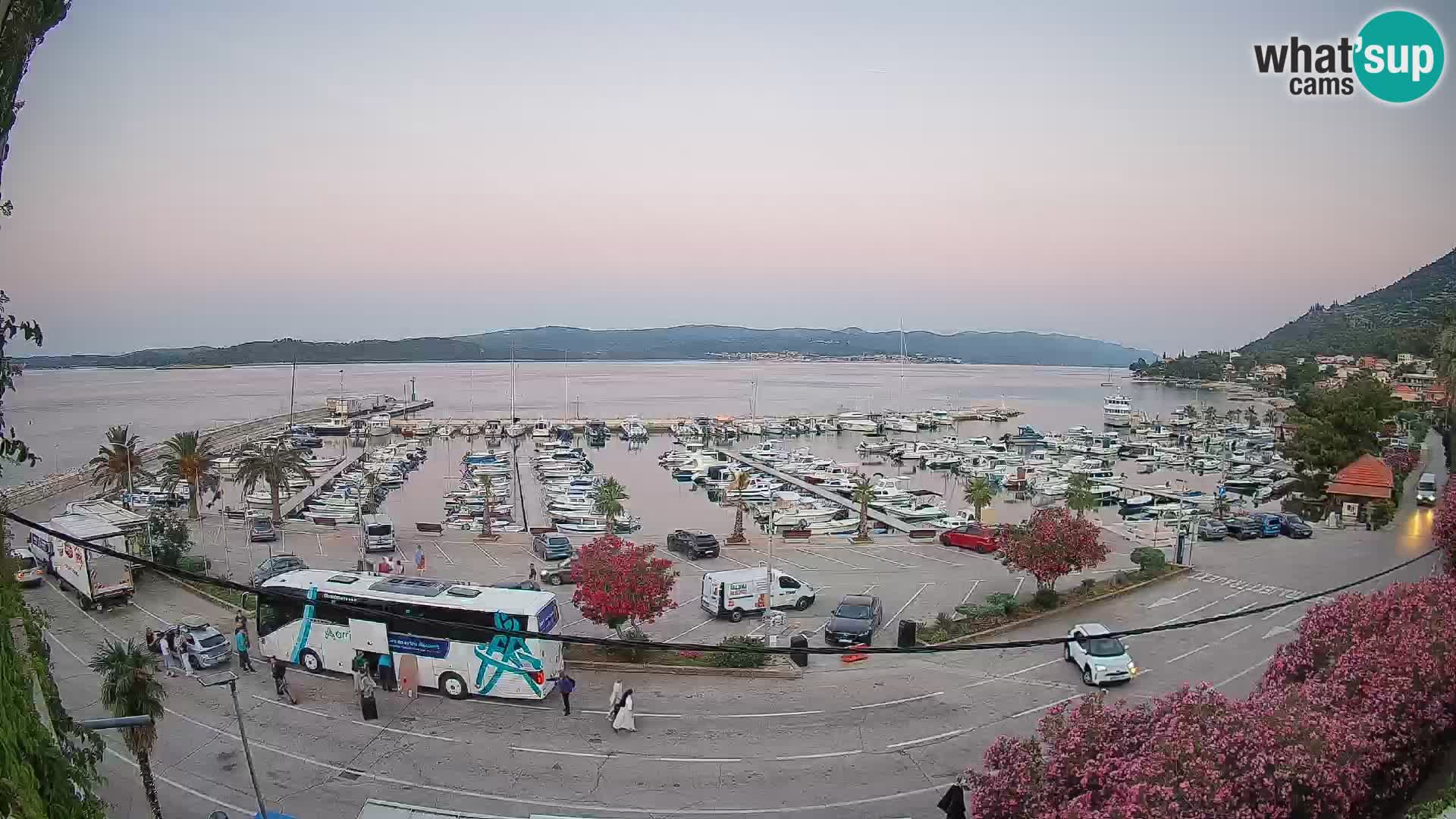 Webcam Orebić Riva – Ferry a Korčula en vivo