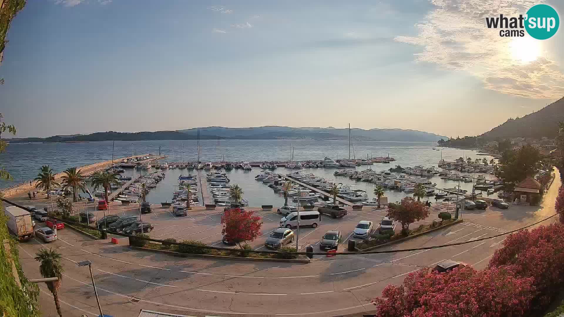 Webcam Orebić Riva – Ferry to Korčula Live