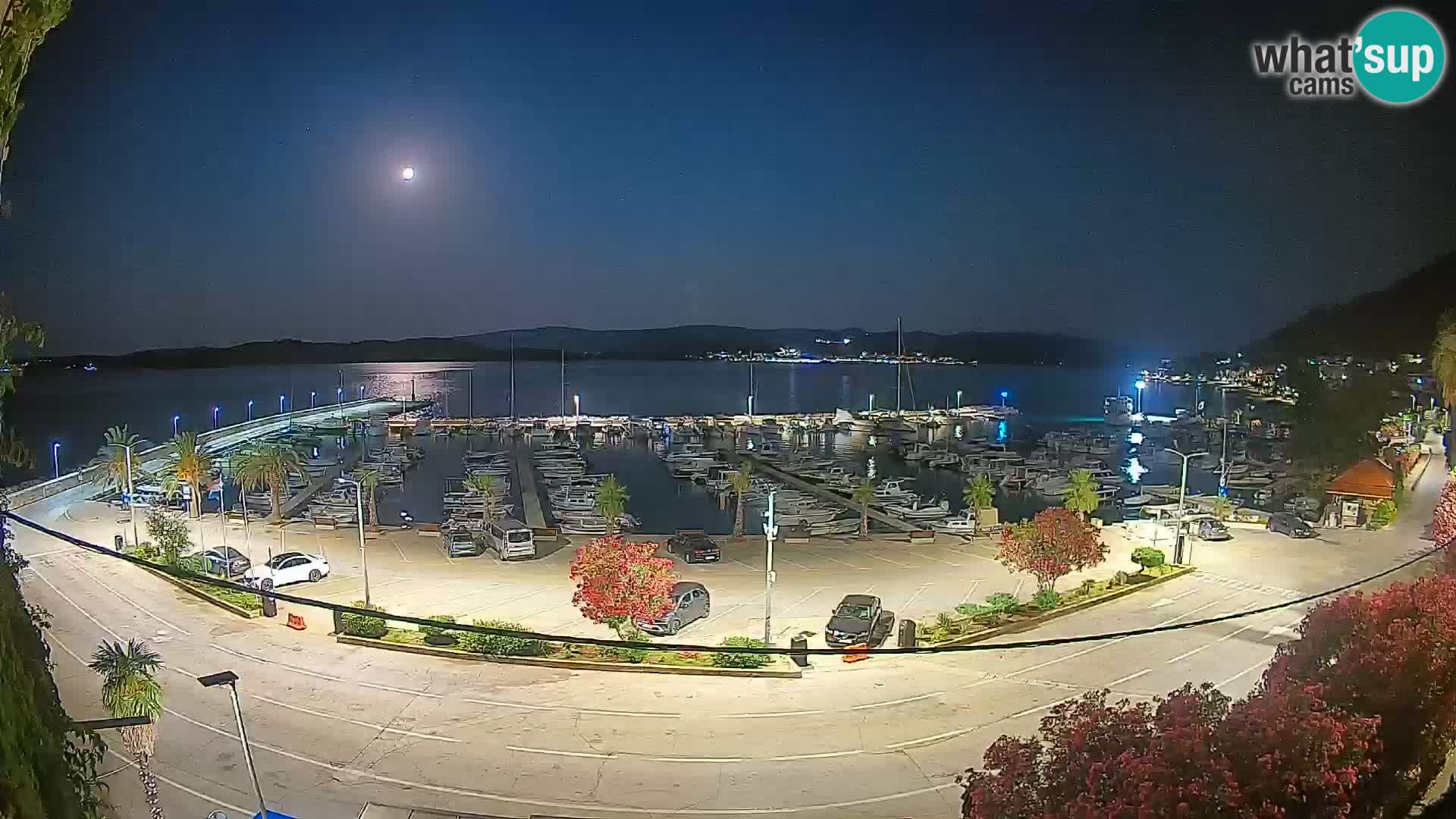 Webcam Orebić Uferpromenade – Fähre nach Korčula Live