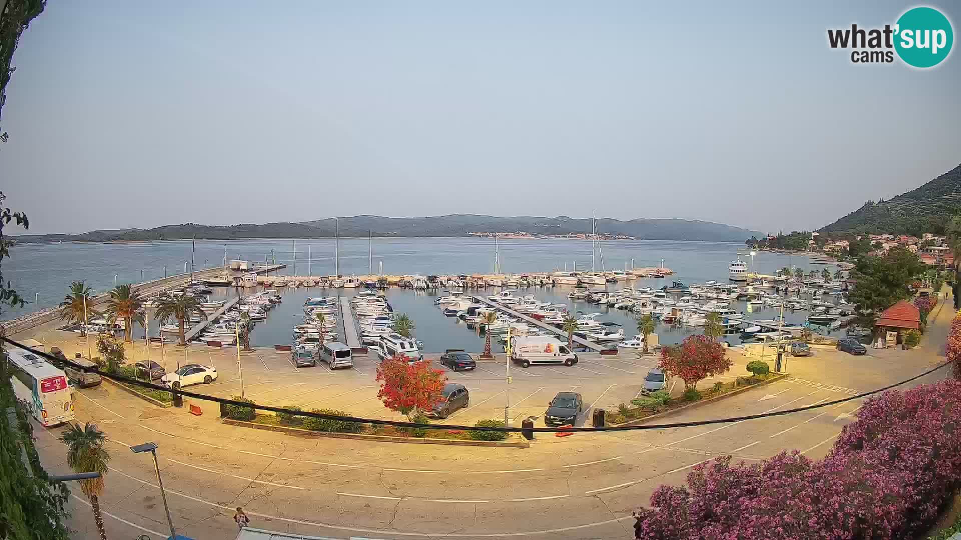 Webcam Orebić Uferpromenade – Fähre nach Korčula Live