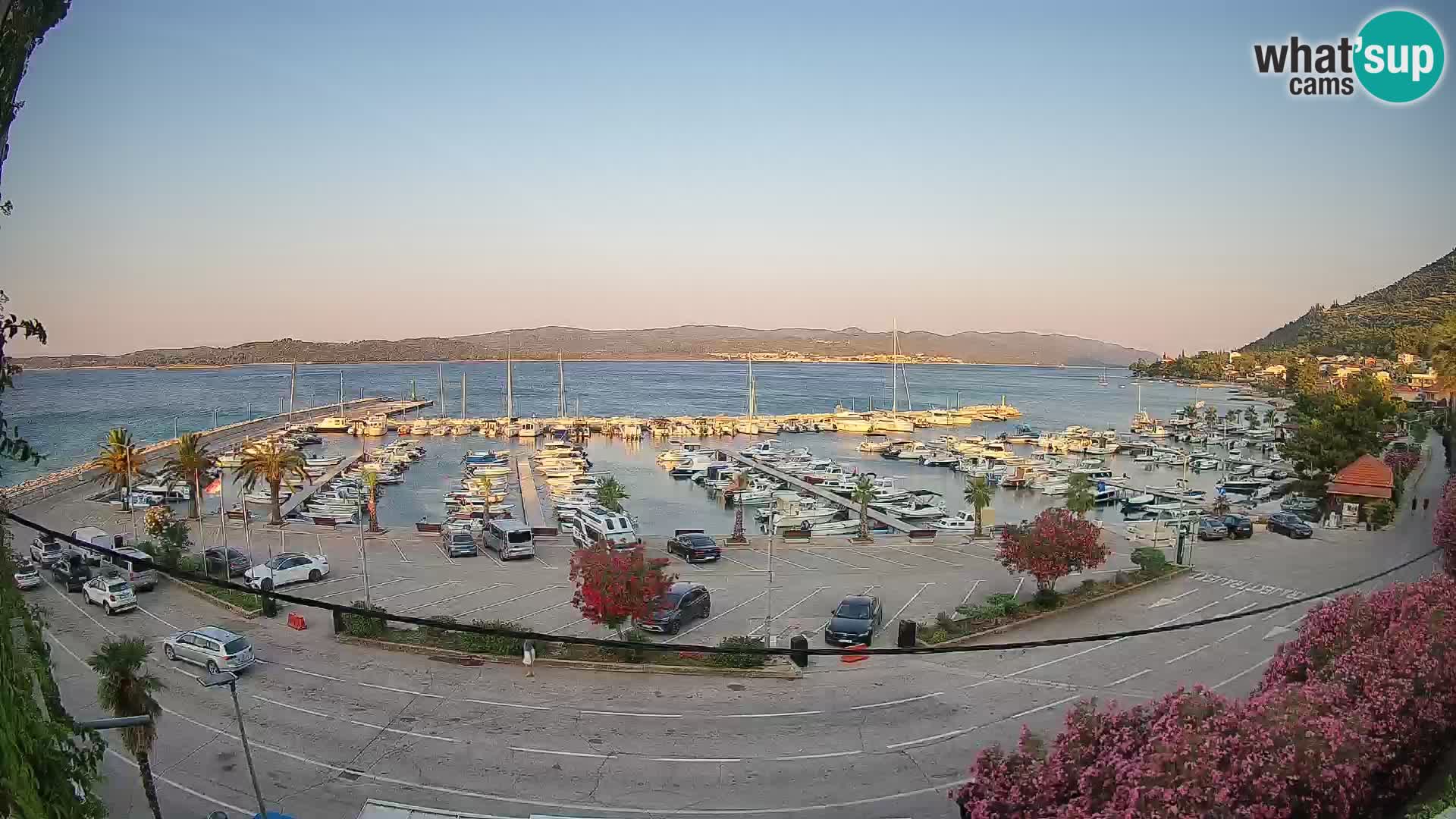 Webcam Orebić Riva – Ferry vers Korčula en direct